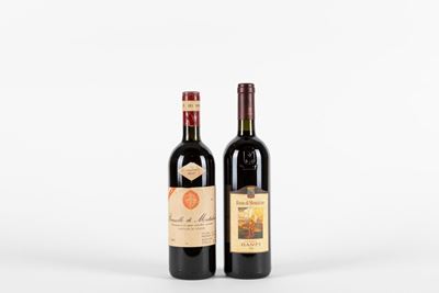 Selezione Montalcino: Barbi Brunello Riserva Vigna Del Fiore e Banfi Rosso Di Montalcino 2004