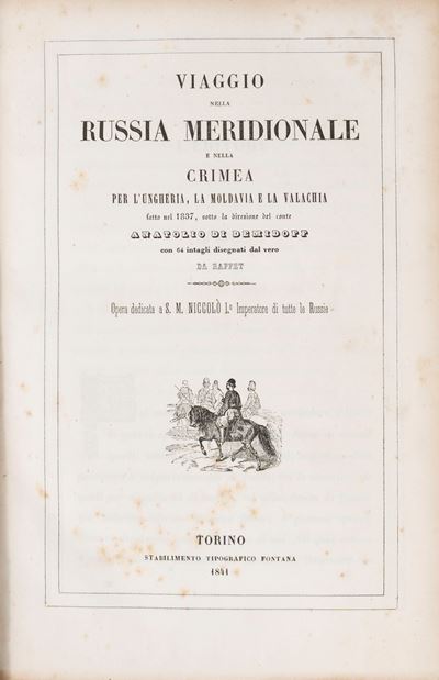 Viaggio nella Russia meridionale, 1841