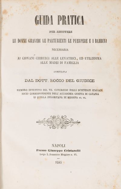 Cristarelli, Guida pratica per assistere le donne gravide, le partorienti, le puerpere e i bambin...