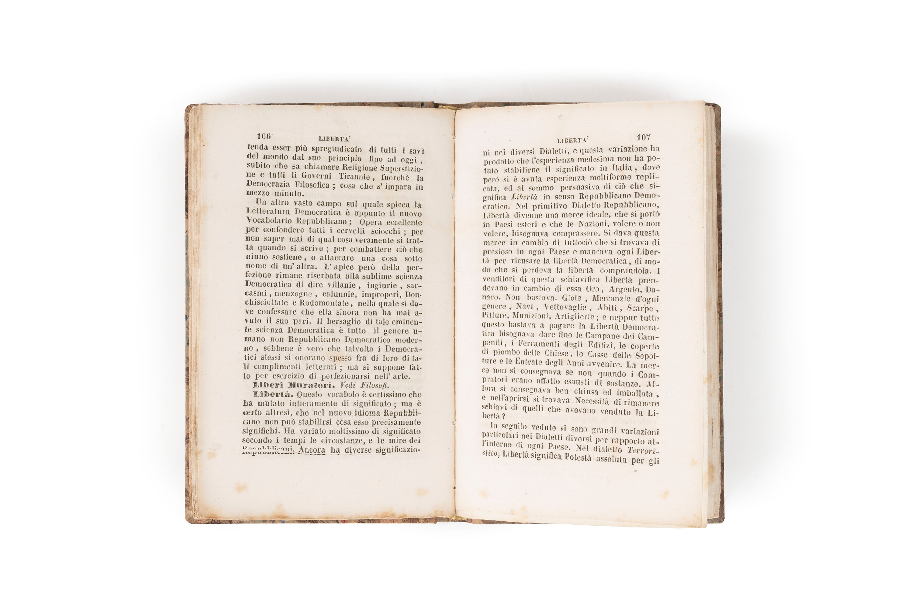 Nuovo Vocabolario Filosofico-Democratico, Napoli, Stabilimento tipografico di A. Festa, 1850
