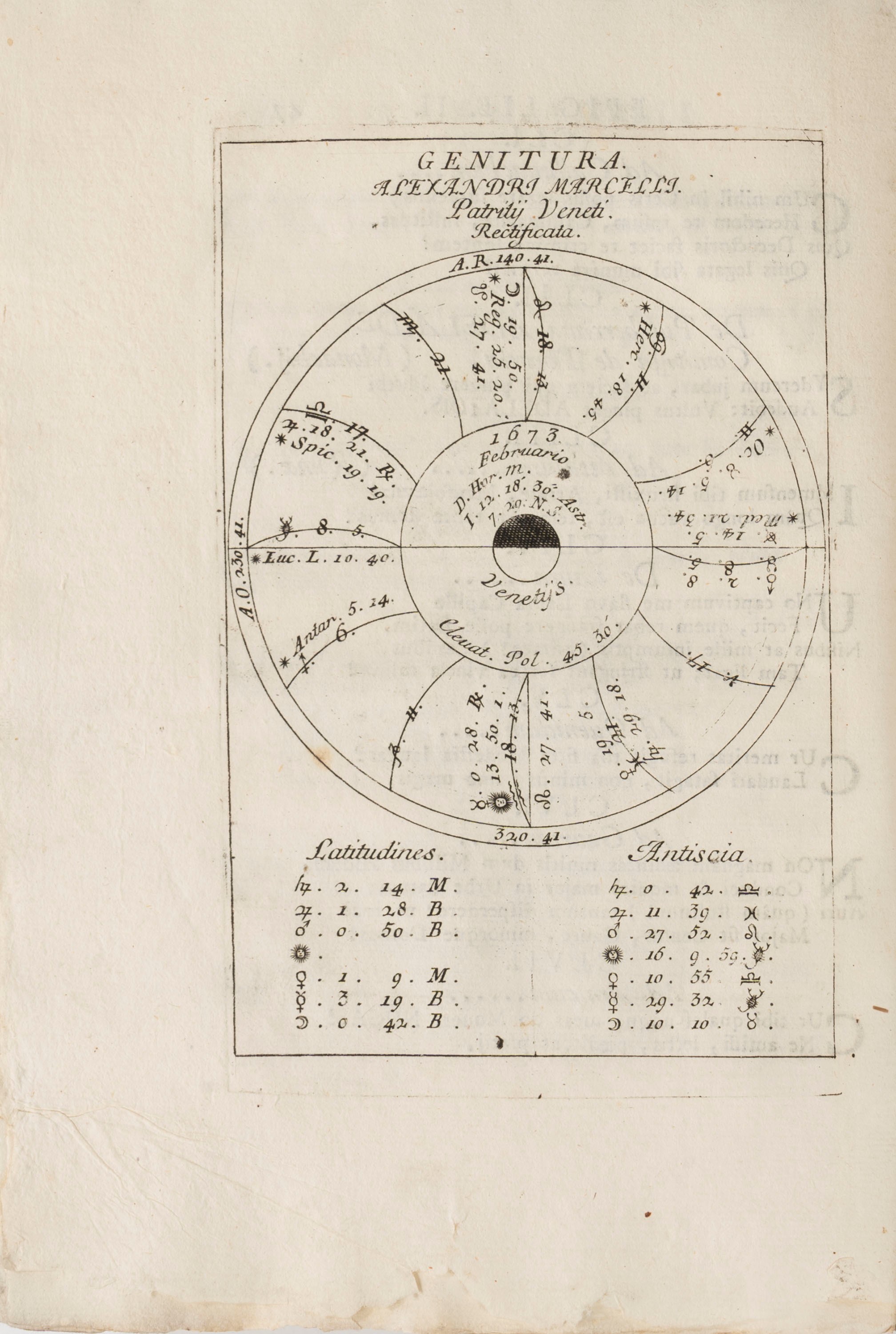 Alessandro Marcello - Inter seria Aetherij Stimphalici studia juveniles joci, 1700