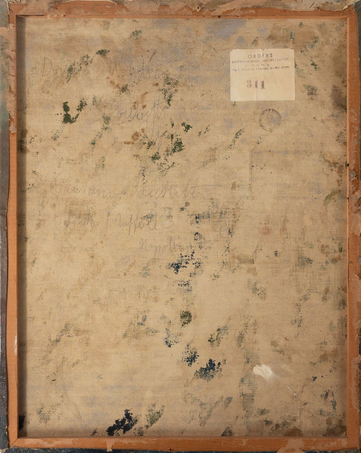 Gaetano Bocchetti - Donna all'antica, olio su tela