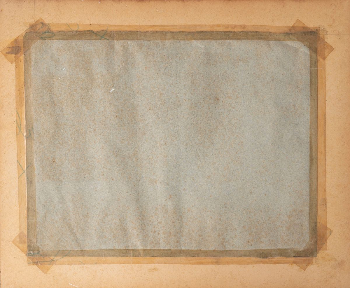 Pio Joris - Studi di giovane popolana, carboncino e biacca su cartoncino