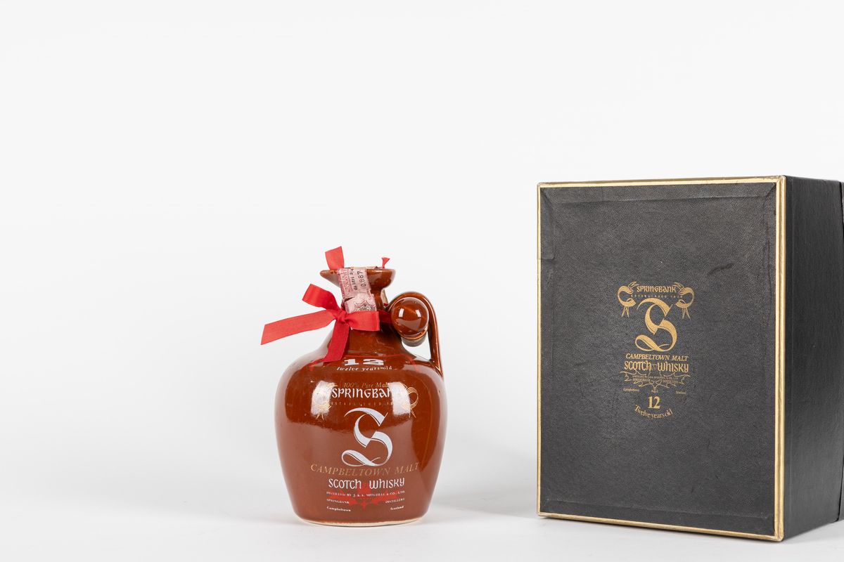 Scozia - Springbank 12 YO, Whisky in ceramica (1 BT)