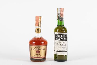 Gaston de Lagrange Cognac e William Lawson's Scotch Whisky, confezioni da collezione
