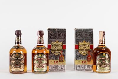 Chivas Regal, 12 Years Old Single Malt Whisky (3 Bottles)