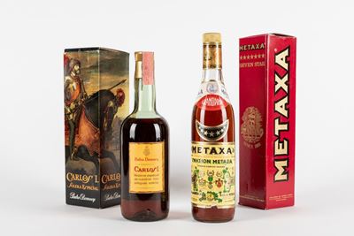 Pedro Domeq, Carlos I Solera Especial e Metaxa 7 Stelle (2 BT)