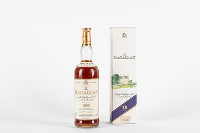 Macallan, Whisky 1968 18 anni (1 bottiglia)