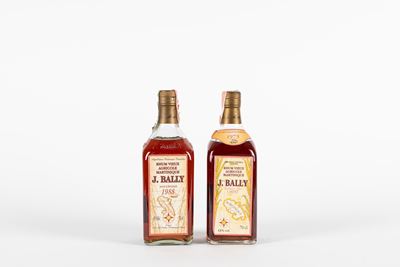 J.bally Rhum Vieux Agricole Martinique Millesime 1988 (1 Bt), 1975 (1 Bt)
