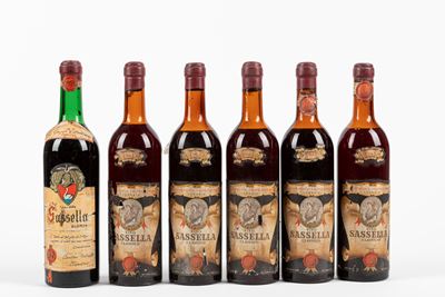 Enologica Valtellina Sassella 1961 (5 Bt), Pelizzatti Sassella Riserva 1953 (1 Bt)