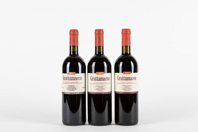 Podere Grattamacco Bolgheri Superiore 2001, 2003, 2004 (3 BT)