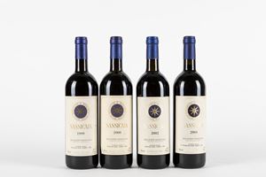 Sassicaia 1999 (1 BT), 2000 (1 BT), 2002 (1 BT), 2004 (1 BT)