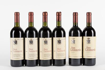 Guerrieri Gonzaga, 'San Leonardo' Vigneti delle Dolomiti IGT, 1997 e 1999 (6 BT in totale)