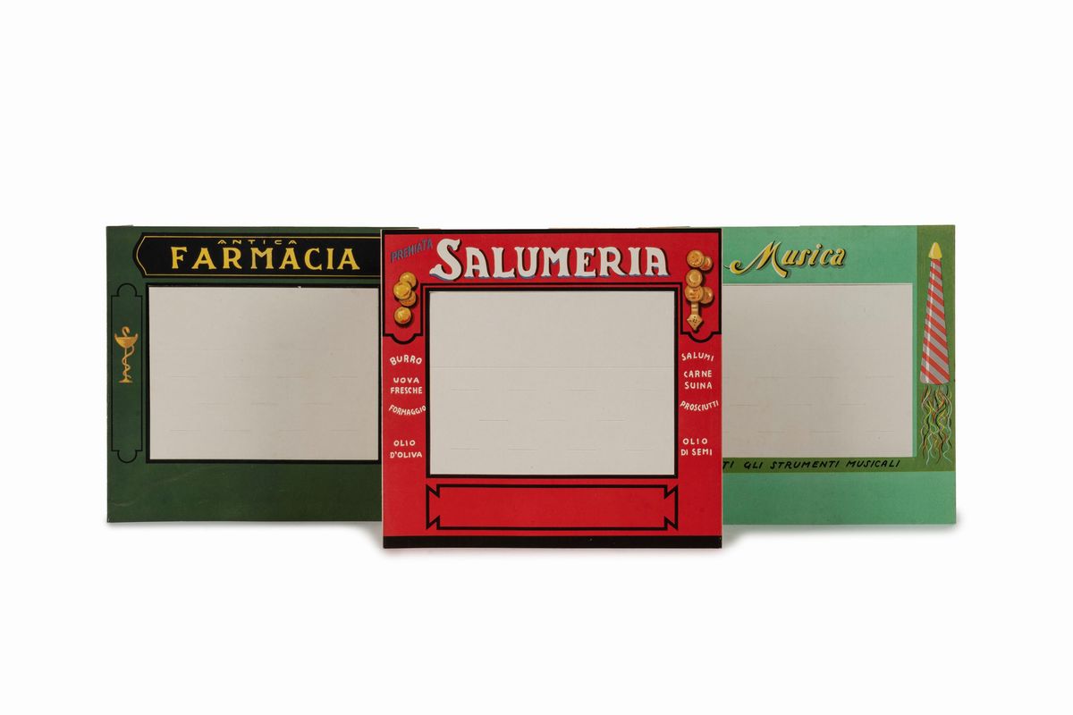 Bruno Munari - I Negozi - Via Mercanti