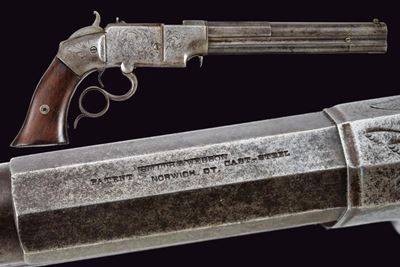 Rara e Interessante S&w Lever Action Repeating Pistol "no. 2 - Large Frame" - Usa
