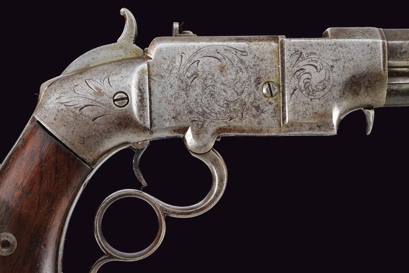 Rara e Interessante S&w Lever Action Repeating Pistol "no. 2 - Large Frame" - Usa