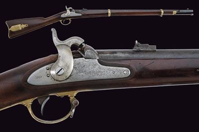Interessante Fucile Remington "zouave" Model 1863 a Luminello - Usa