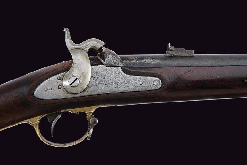 Interessante Fucile Remington "zouave" Model 1863 a Luminello - Usa