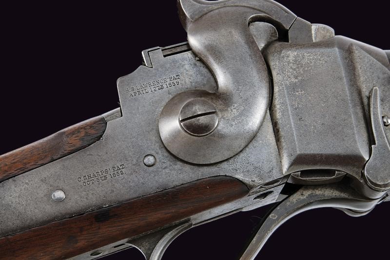 Carabina Sharps New Model 1865 Convertita a Cartuccia Metallica - Usa