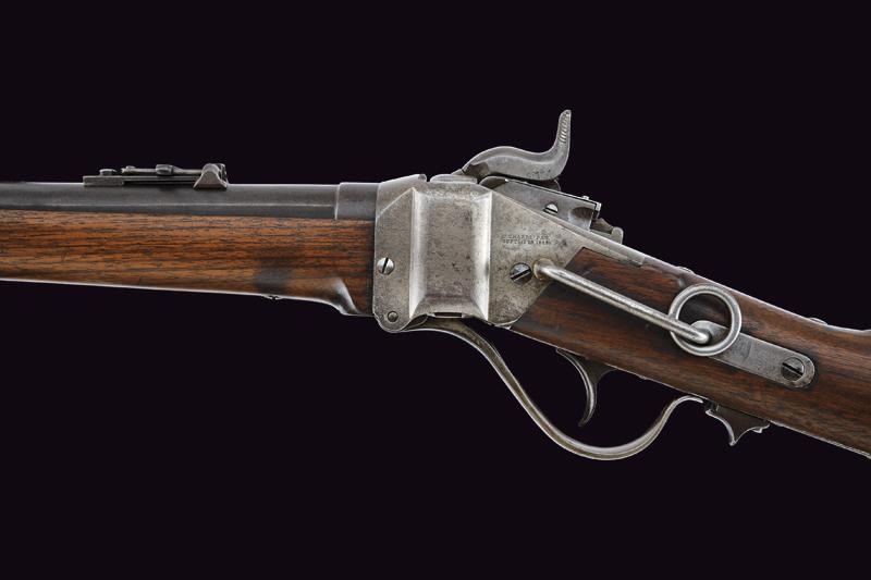 Carabina Sharps New Model 1865 Convertita a Cartuccia Metallica - Usa