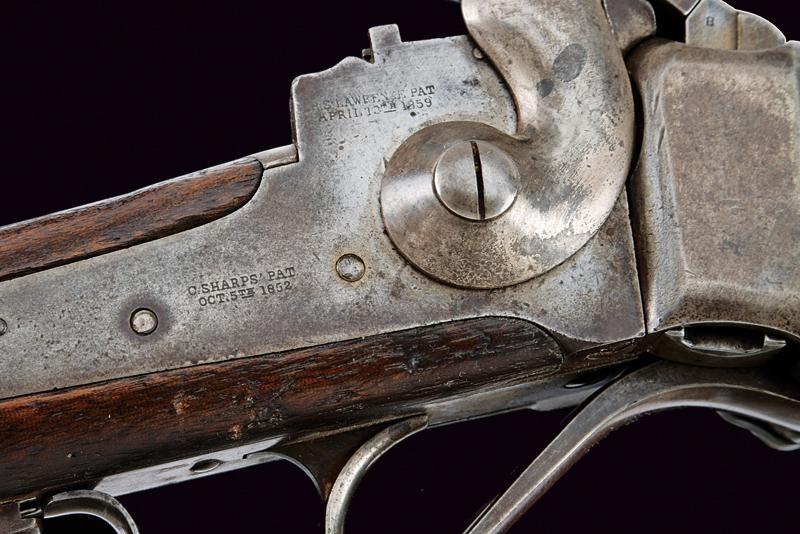 Carabina Sharps New Model 1865 Convertita a Cartuccia Metallica - Usa