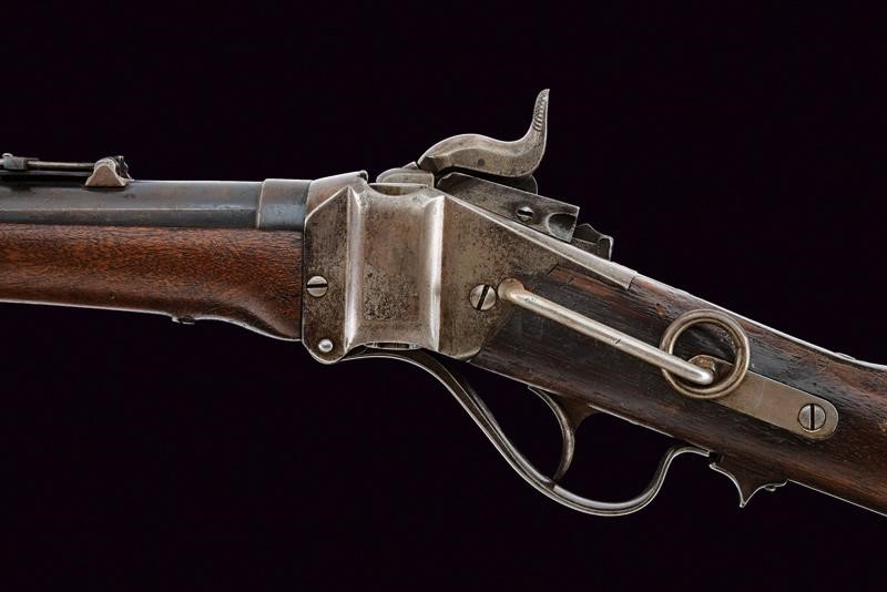 Carabina Sharps New Model 1865 Convertita a Cartuccia Metallica - Usa