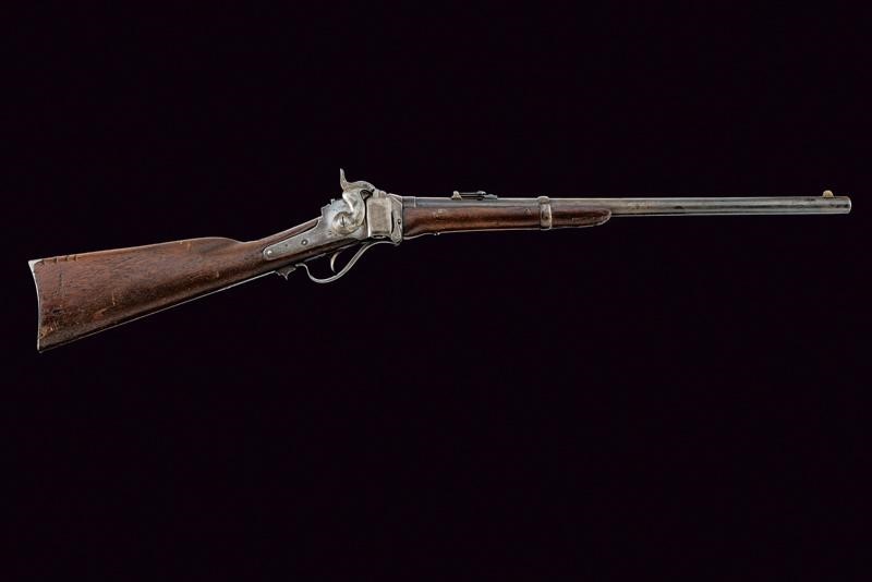 Carabina Sharps New Model 1865 Convertita a Cartuccia Metallica - Usa