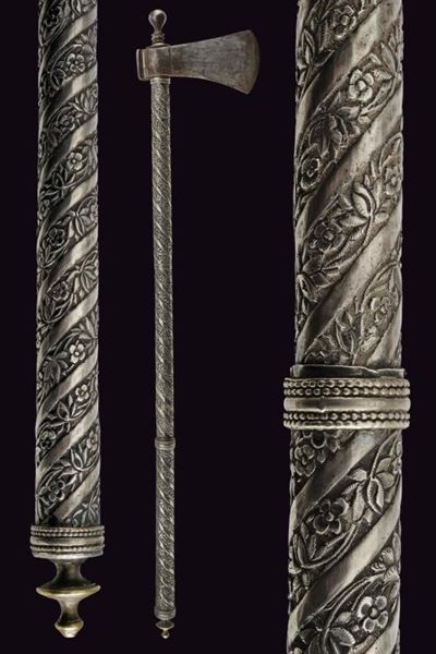 Ascia con Fornimenti in Argento - Indopersia