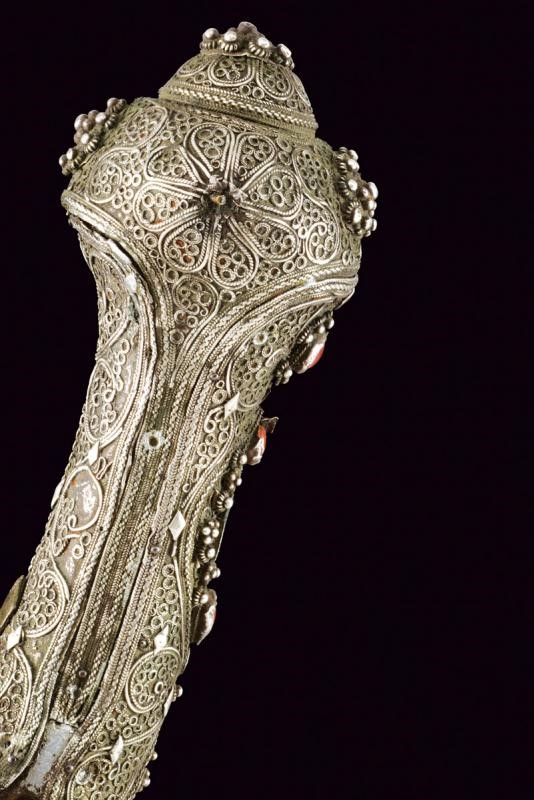 Pistola a Pietra Focaia con Fornimenti in Argento - Turchia