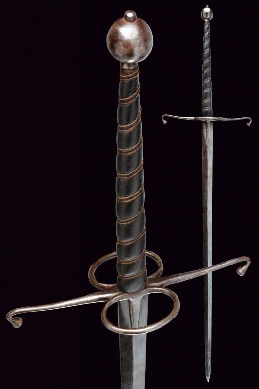 A rare twohanded sword (Claymore) Scotland circa 1600 Rare and Fine Antique Arms & Armour