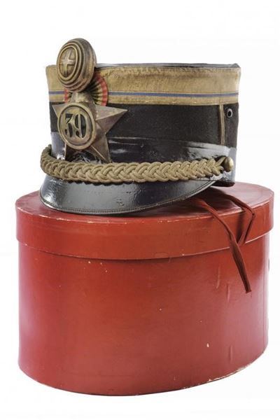 Kepi da Maggiore del 39° Reggimento Fanteria - Regno D'italia
