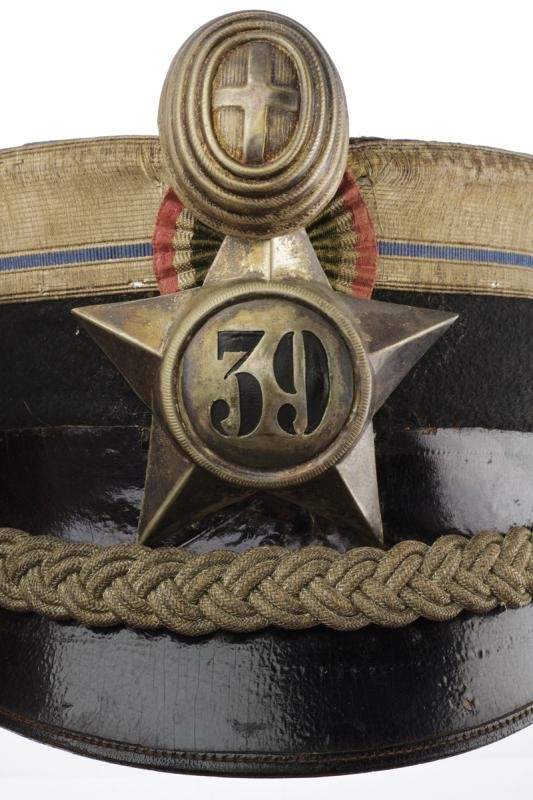 Kepi da Maggiore del 39° Reggimento Fanteria - Regno D'italia