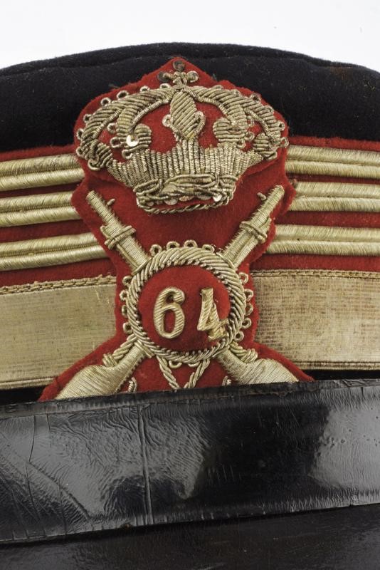Berretto da Colonnello del 64° Reggimento Fanteria - Regno D'italia