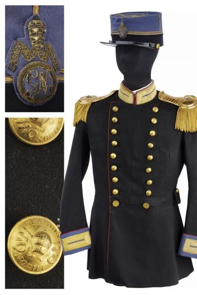 Uniforme da Ufficiale della Guardia Nobile, per Servizio Interno - Stato Città del Vatican...