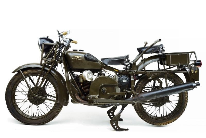 Rara Moto Guzzi Superalce 500 CC. Militare - Italia
