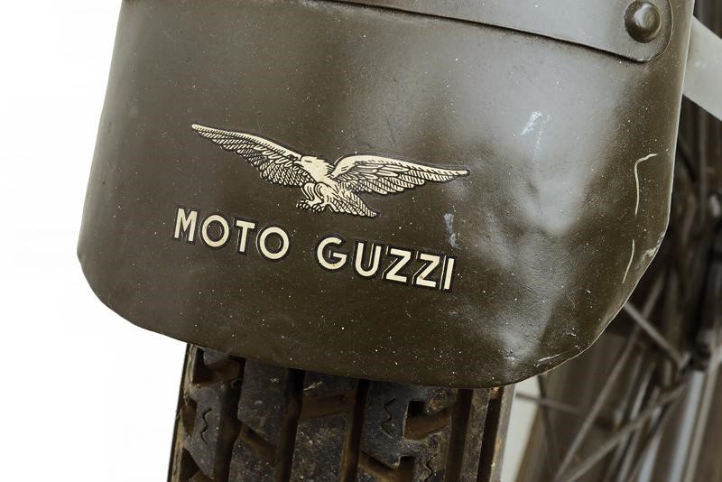 Rara Moto Guzzi Superalce 500 CC. Militare - Italia