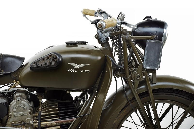 Rara Moto Guzzi Superalce 500 CC. Militare - Italia