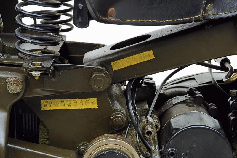 Rara Moto Guzzi Superalce 500 CC. Militare - Italia