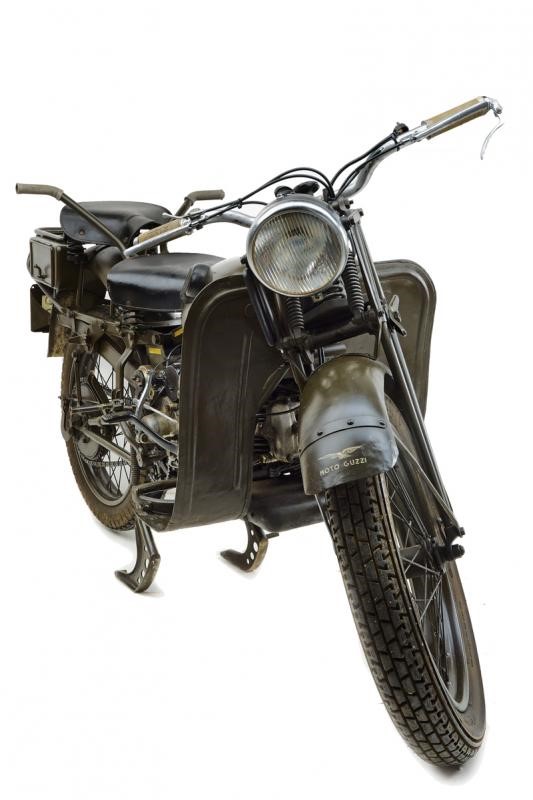 Rara Moto Guzzi Superalce 500 CC. Militare - Italia