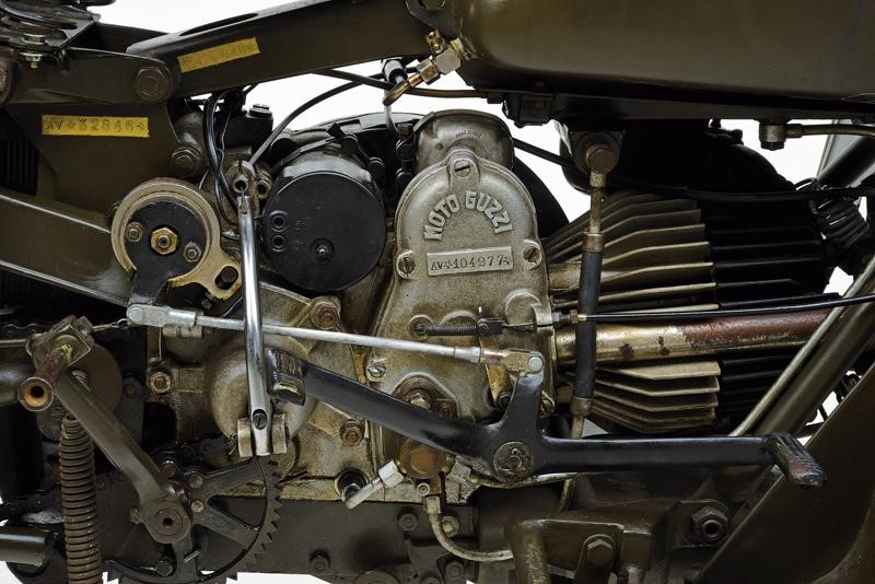 Rara Moto Guzzi Superalce 500 CC. Militare - Italia