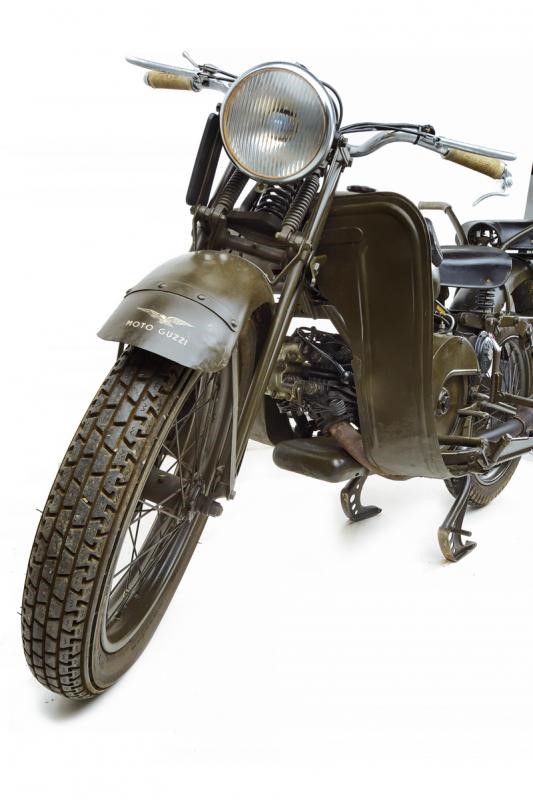 Rara Moto Guzzi Superalce 500 CC. Militare - Italia