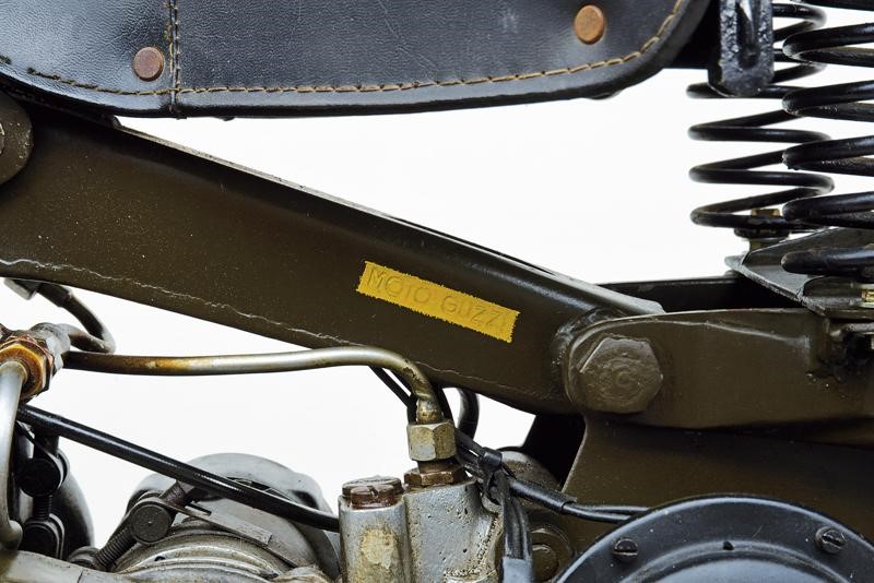 Rara Moto Guzzi Superalce 500 CC. Militare - Italia