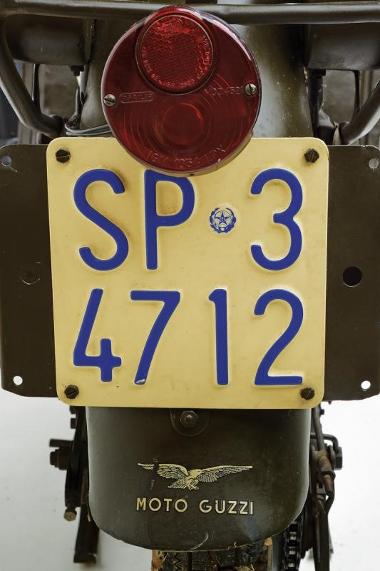 Rara Moto Guzzi Superalce 500 CC. Militare - Italia