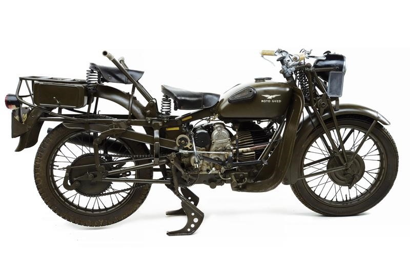 Rara Moto Guzzi Superalce 500 CC. Militare - Italia