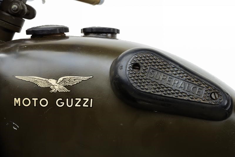 Rara Moto Guzzi Superalce 500 CC. Militare - Italia
