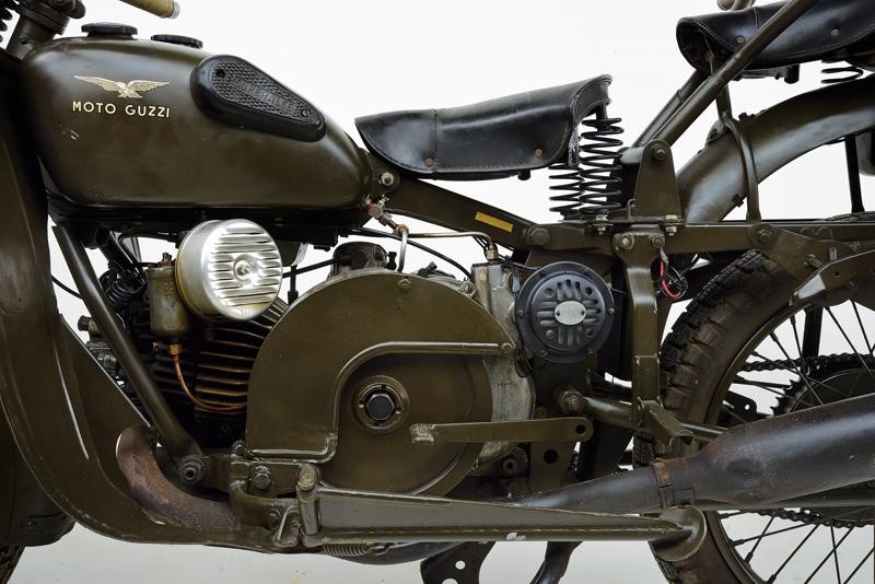 Rara Moto Guzzi Superalce 500 CC. Militare - Italia