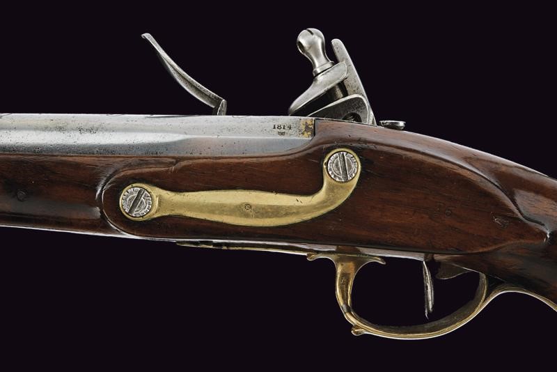 Pistola a Pietra Focaia della Guardia del Corpo Mod. 1814 - Francia