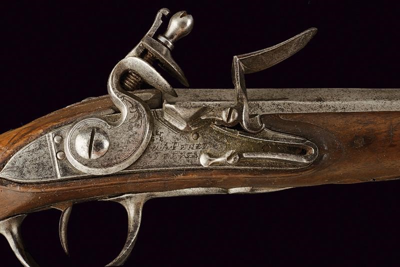 Rara Pistola Mod. 1743 per Garde Du Corps Du Roi di Pentel Freres - Francia