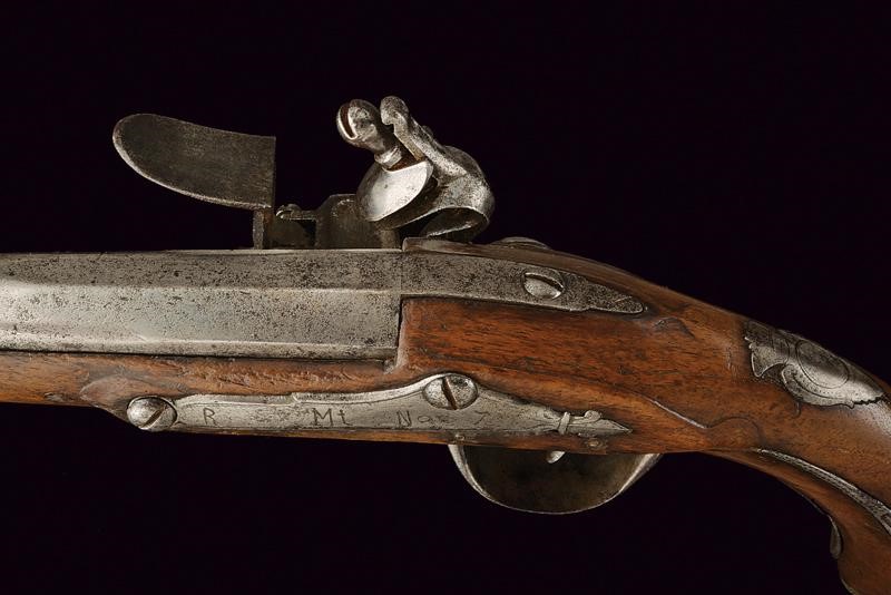 Rara Pistola Mod. 1743 per Garde Du Corps Du Roi di Pentel Freres - Francia