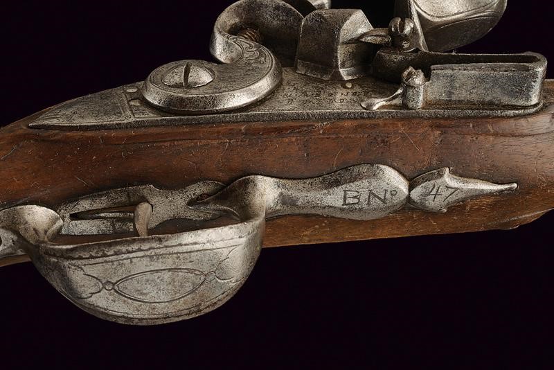 Rara Pistola Mod. 1743 per Garde Du Corps Du Roi di Pentel Freres - Francia